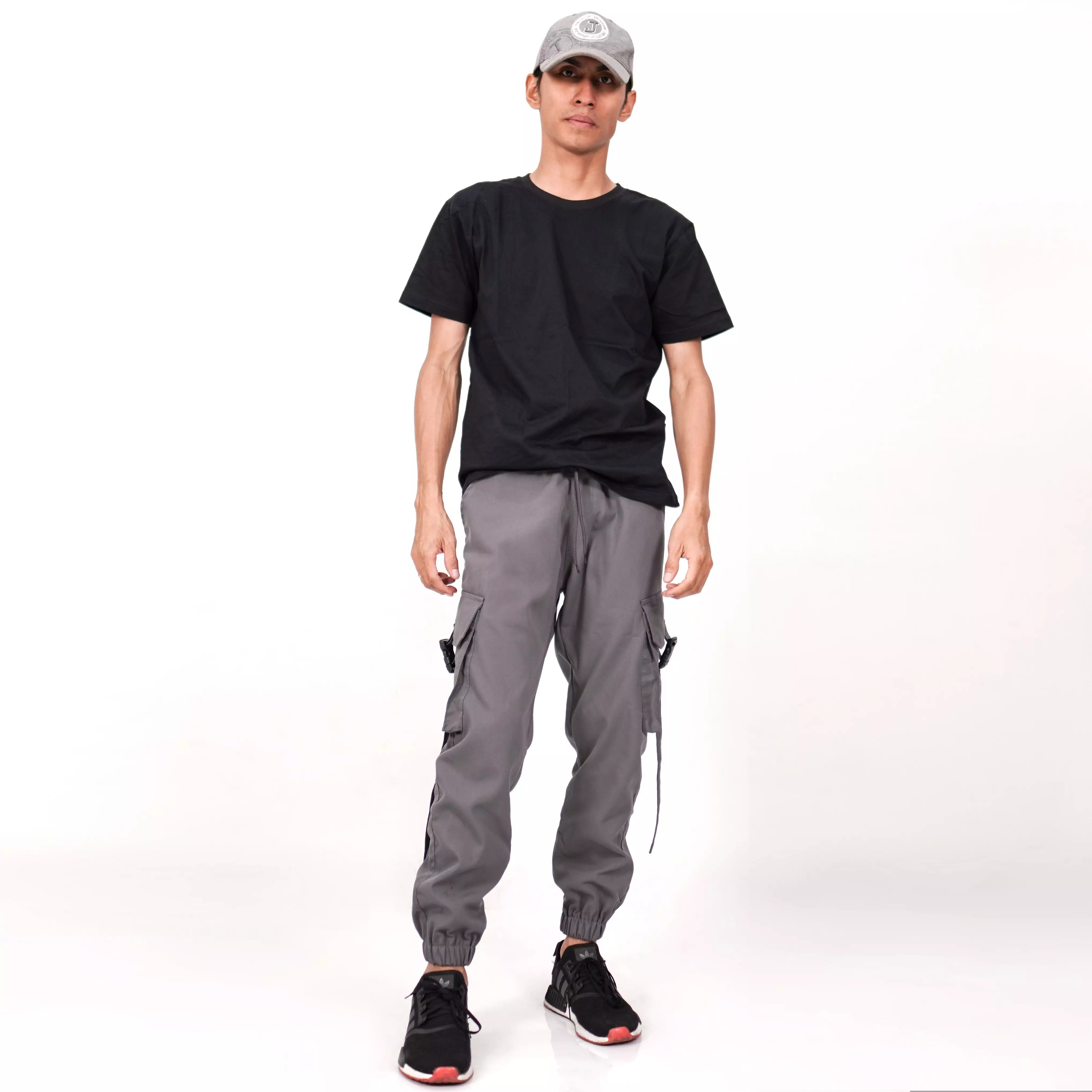 OKECHUKU Arthur Celana Hypebeast Celana Cargo Jogger Cargo Pants Pria