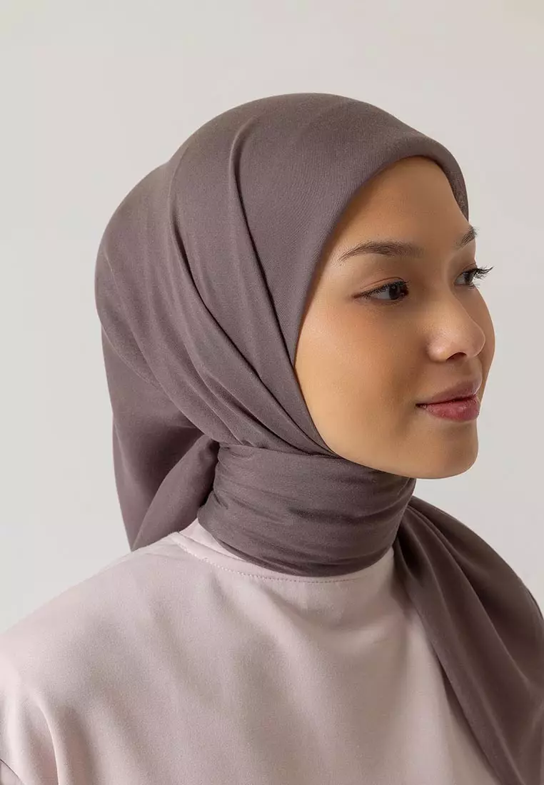 Ria Miranda Deep Taupe Rarina Scarf