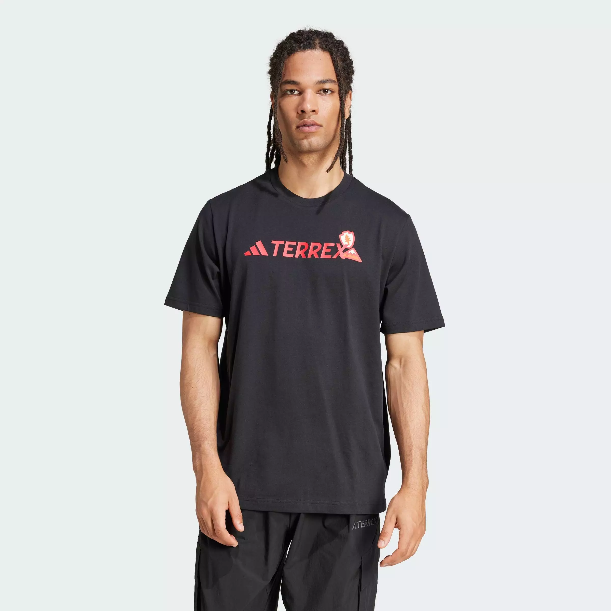 Buy ADIDAS Hiking Terrex Graphic Tee Men Black JI9165 2025