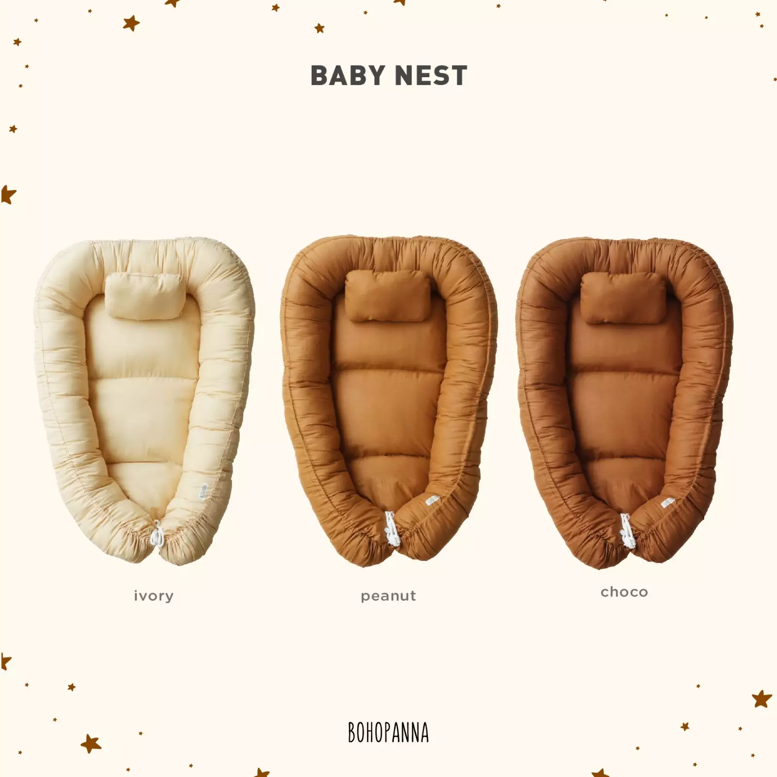 BOHOPANNA - BABY NEST - Bantal Tidur Bayi