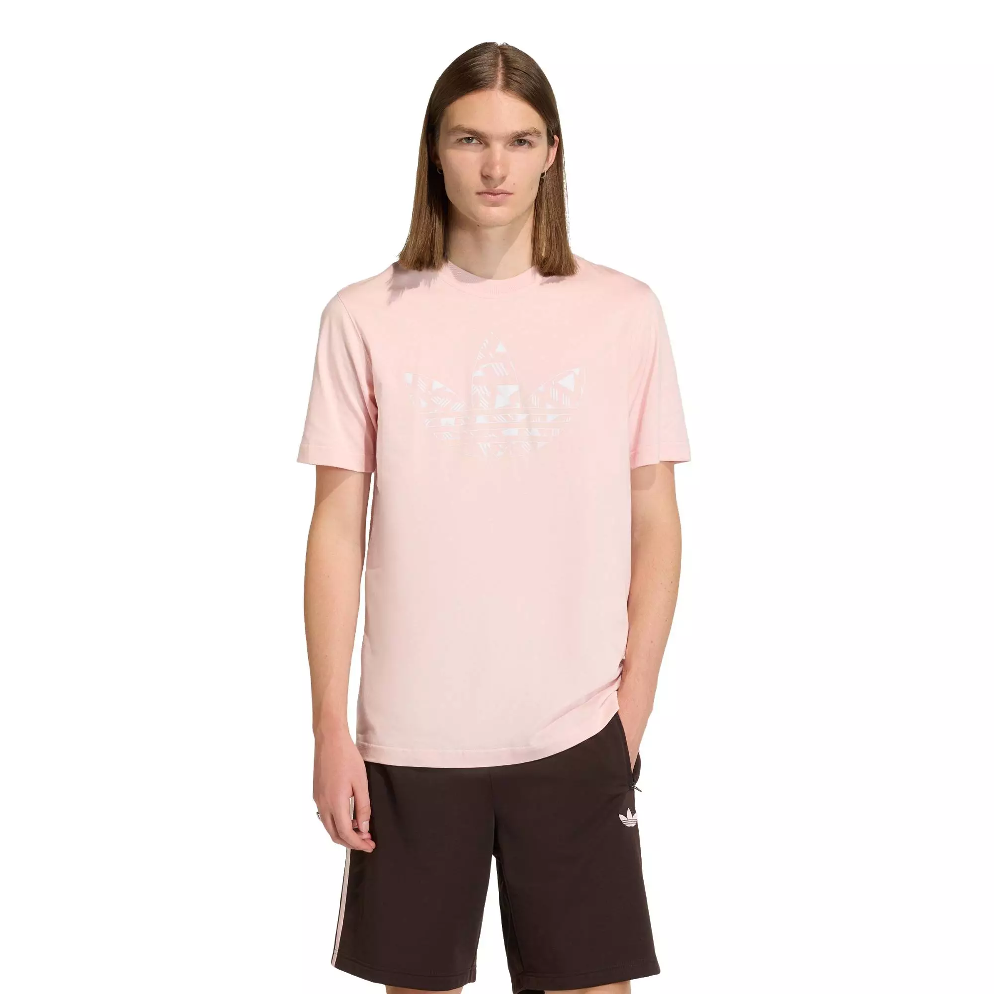 Lifestyle TREFOIL SERIES T-Shirt Men Pink KT3092