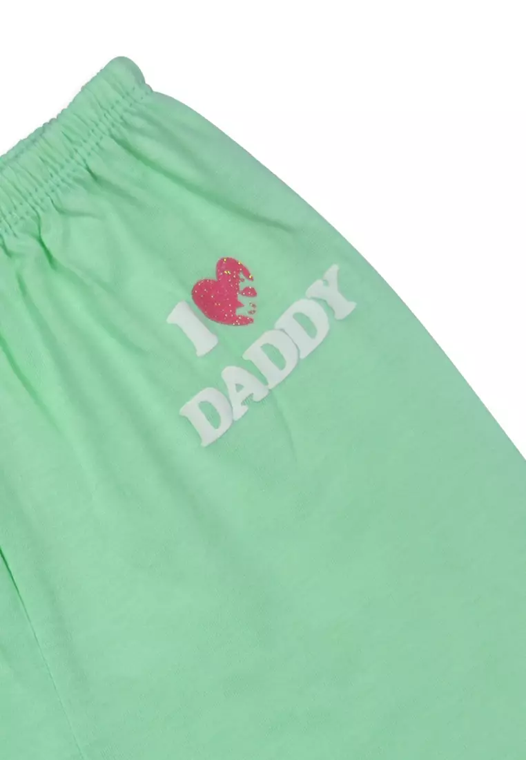 Girls 3-1 Short Set With Print Details