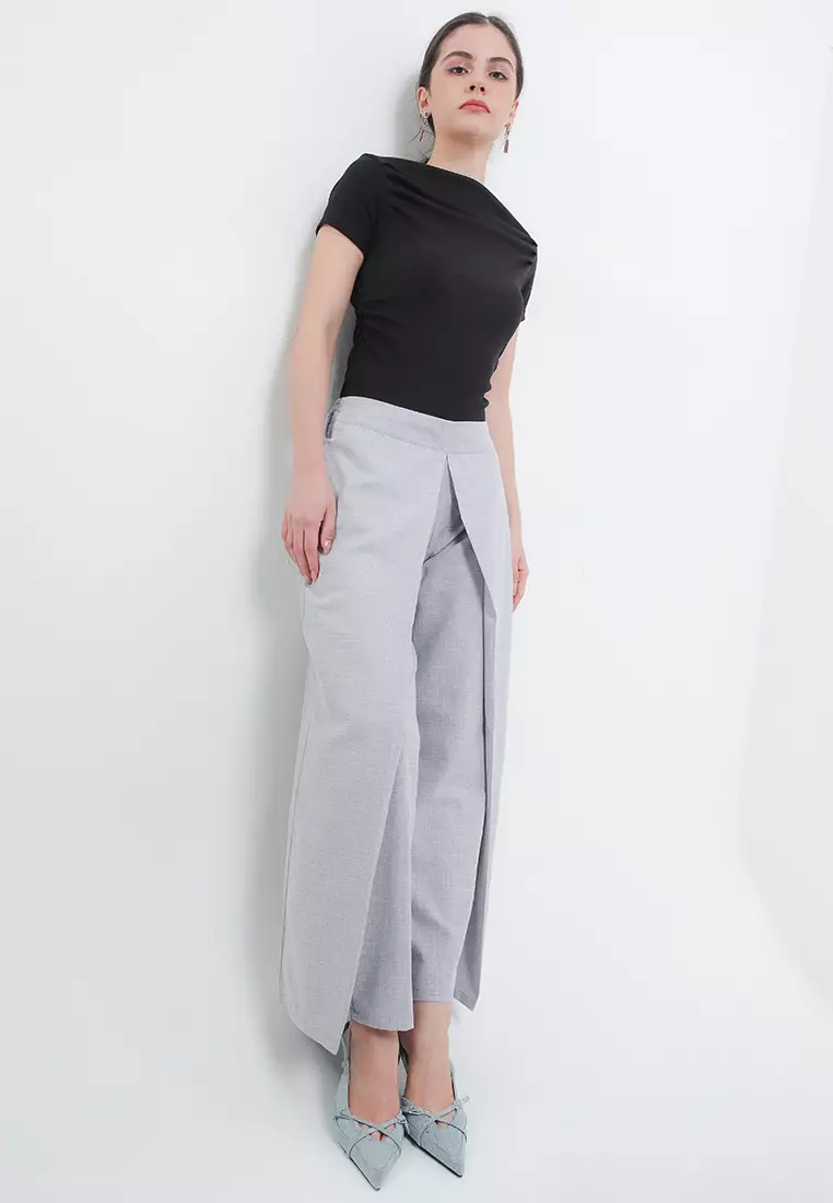 Vera Pants In Light Grey