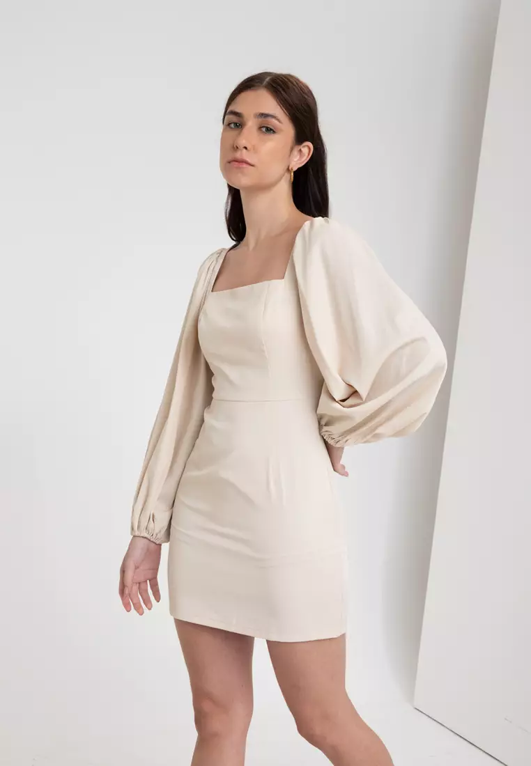 Zalora Studios Puff Sleeve Mini Dress 2024 Buy Zalora Studios