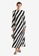 Mango black Cut-Out Back Striped Dress 65C8CAA2F98381GS_1