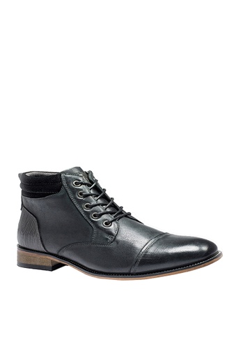 Twenty Eight Shoes grey VANSA  Stylish Vintage Leather Ankle Boots VSM-B18010 624FFSHB538E4AGS_1