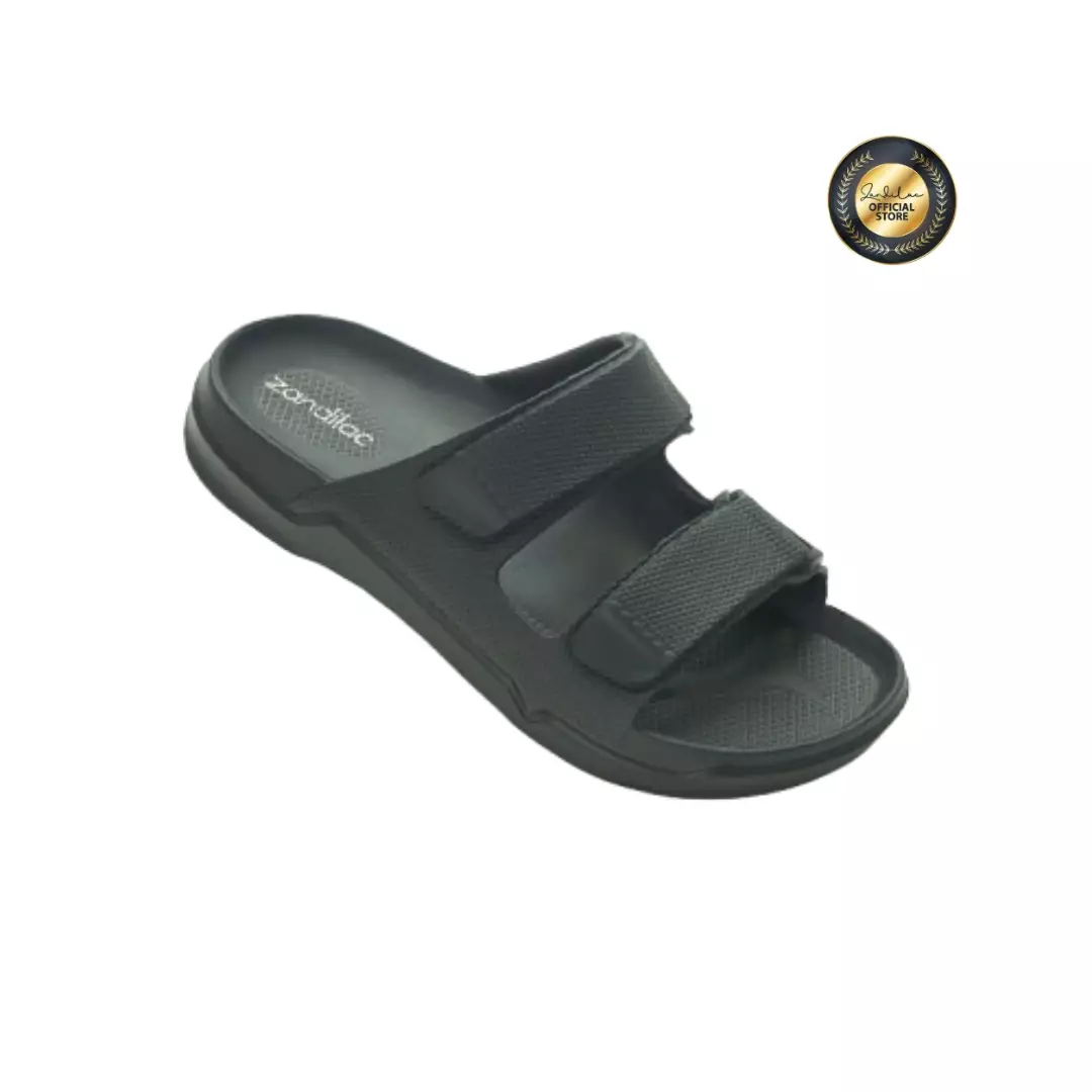 ZANDILAC - SANDAL LAKI DEWASA CH122302LD SELOP FULL KARET HIJAU CYPRESS