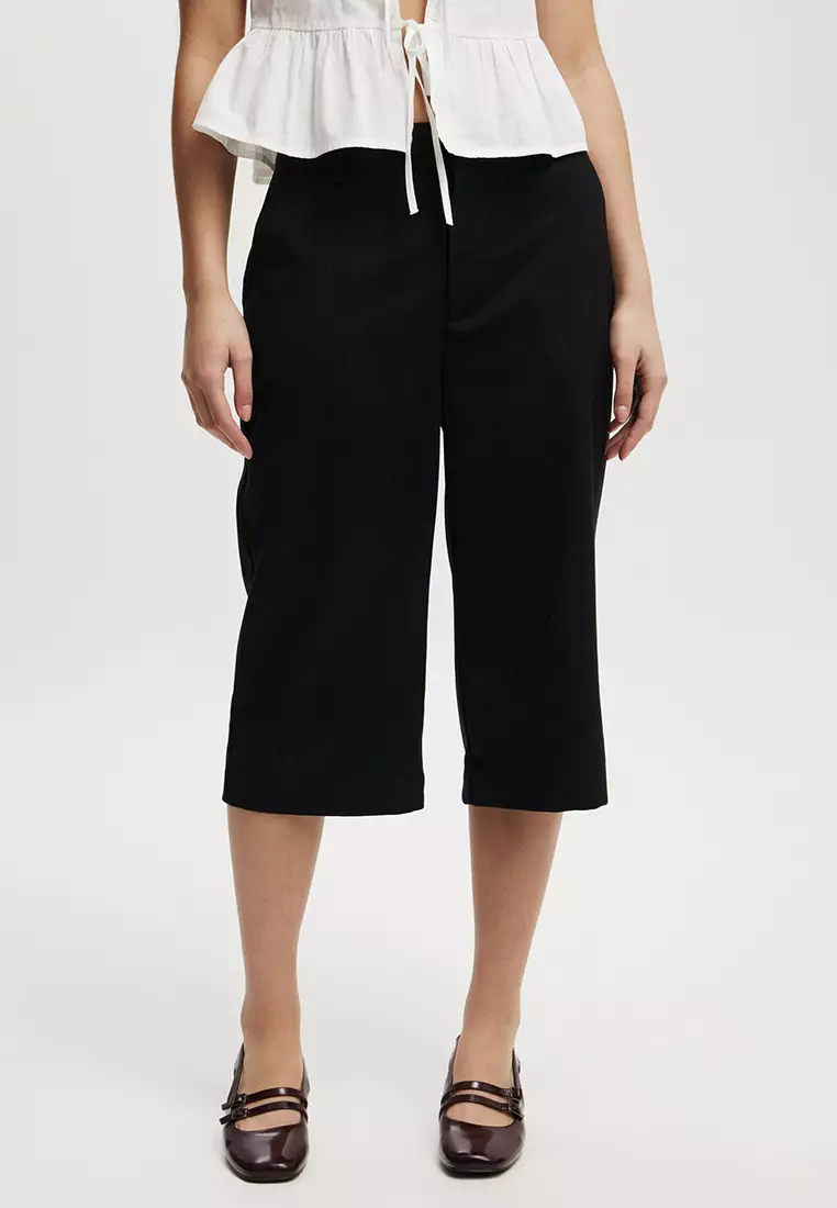 Buy Cotton On Suiting Capri Pants Online ZALORA Malaysia