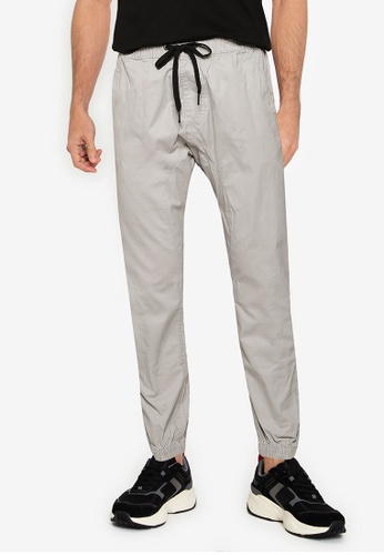 Cotton On grey Drake Cuffed Pants D612CAA3E1BFBCGS_1