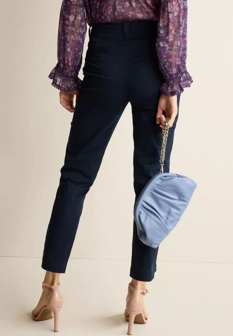 Next navy blue trousers hotsell