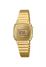 Buy CASIO CASIO VINTAGE LA670WE Unisex Digital Watch Stainless Steel ...