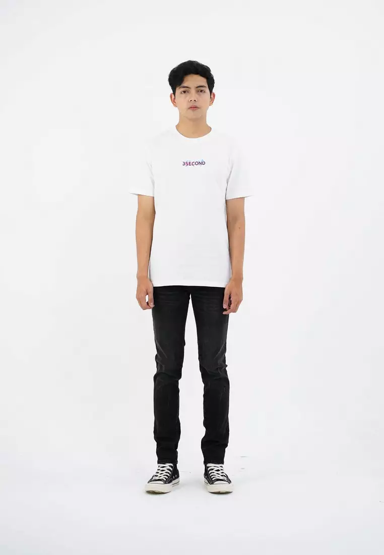 3Second Men's T-Shirt Short Sleeve Regular Fit Cotton Meg OL-C900125