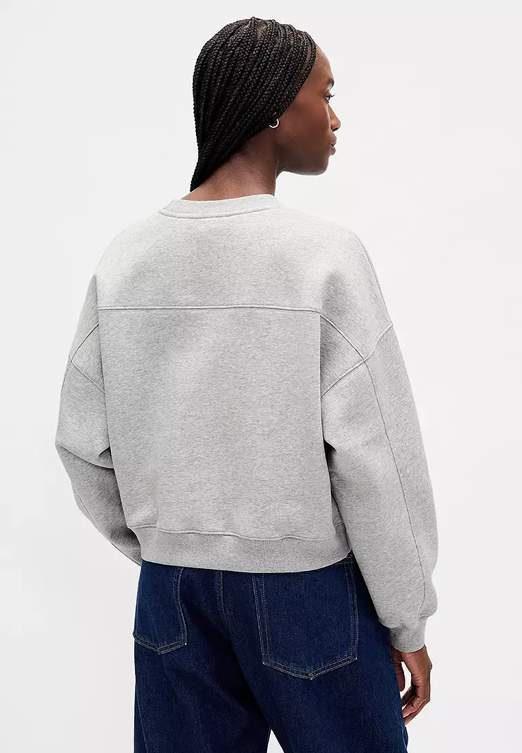 Logo Wedge Pullover Sweatshirt