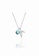 ZITIQUE silver Women's Mermaid's Tail & Tear Necklace - Silver B719DAC9916349GS_1