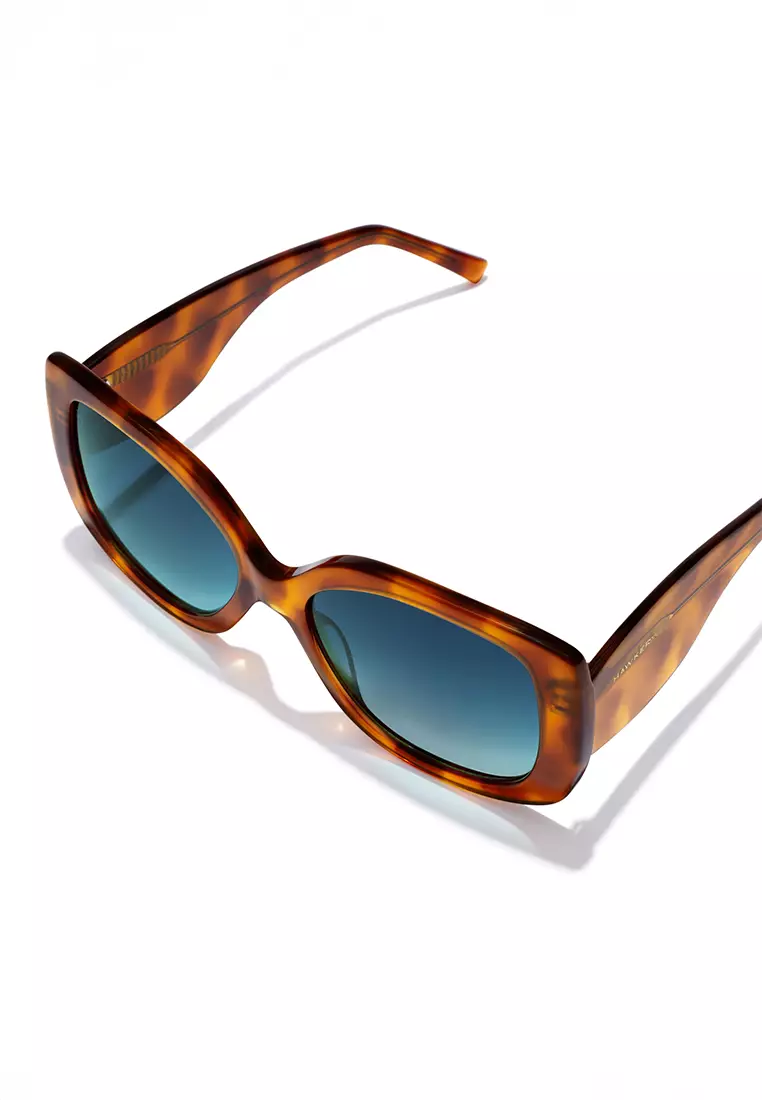 Fervor - Sand Havana Blue Sunglasses for Men and Women, Unisex. Official Product Designed in Spain