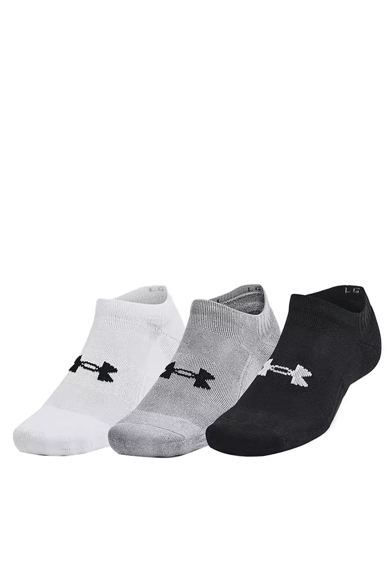 Training Cotton Unisex 3-Pack No Show Socks