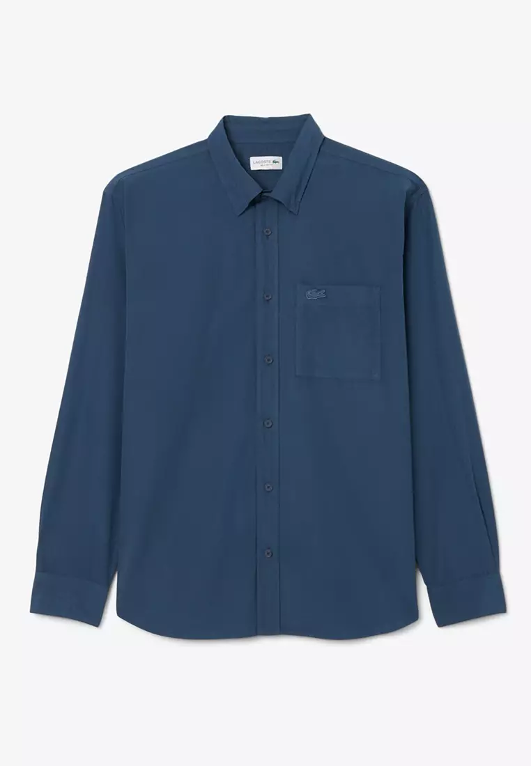Lightweight Relaxed Fit Poplin Shirt