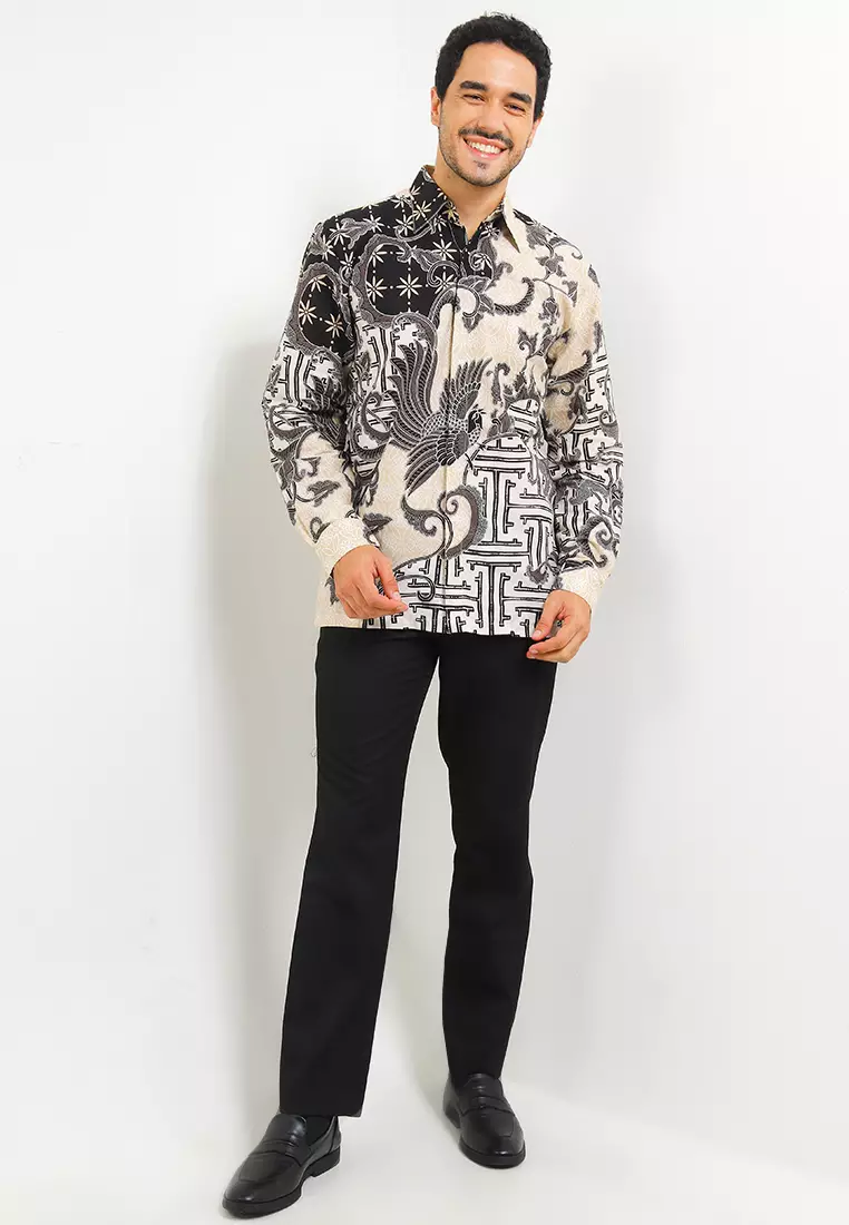 Aston Shirt Kemeja Batik Pria Panjang