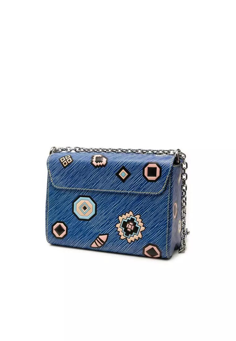 Pre-Loved Louis Vuitton Epi Denim Azteque Twist Mm