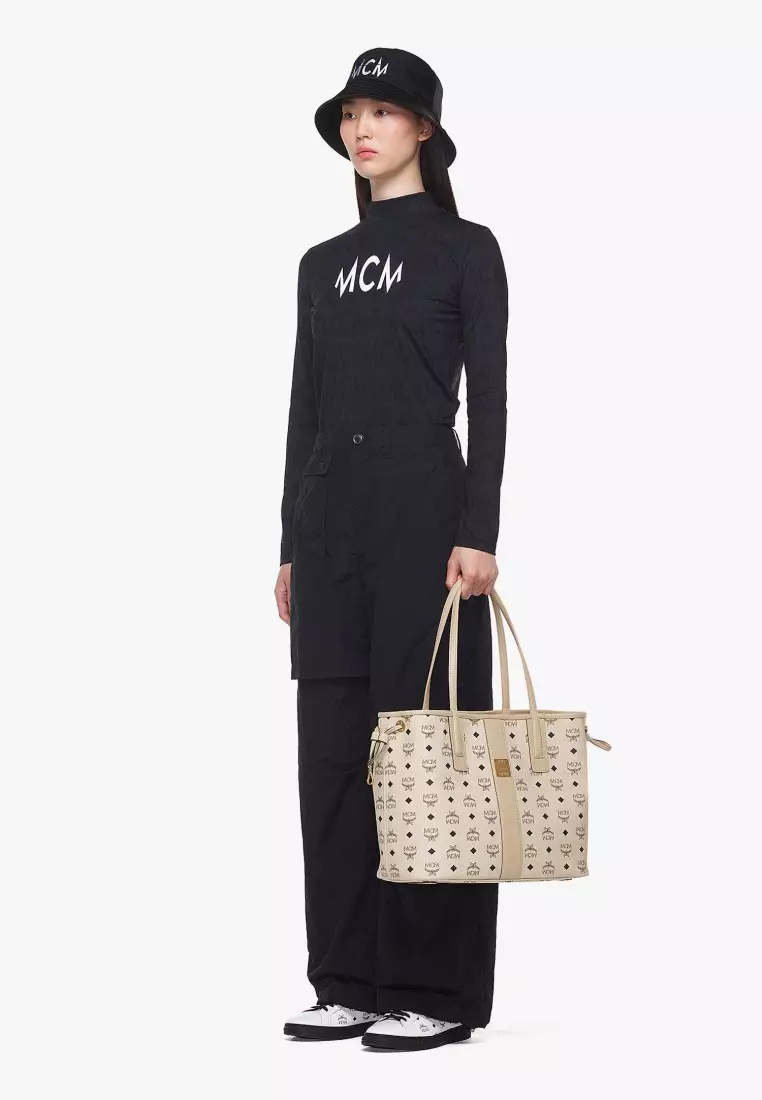 Mcm shopper bag sale clearance