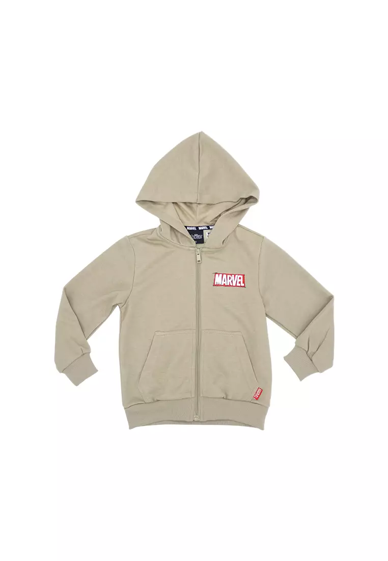 Boys Licensed Graphic Hooded Jacket "Heroes"