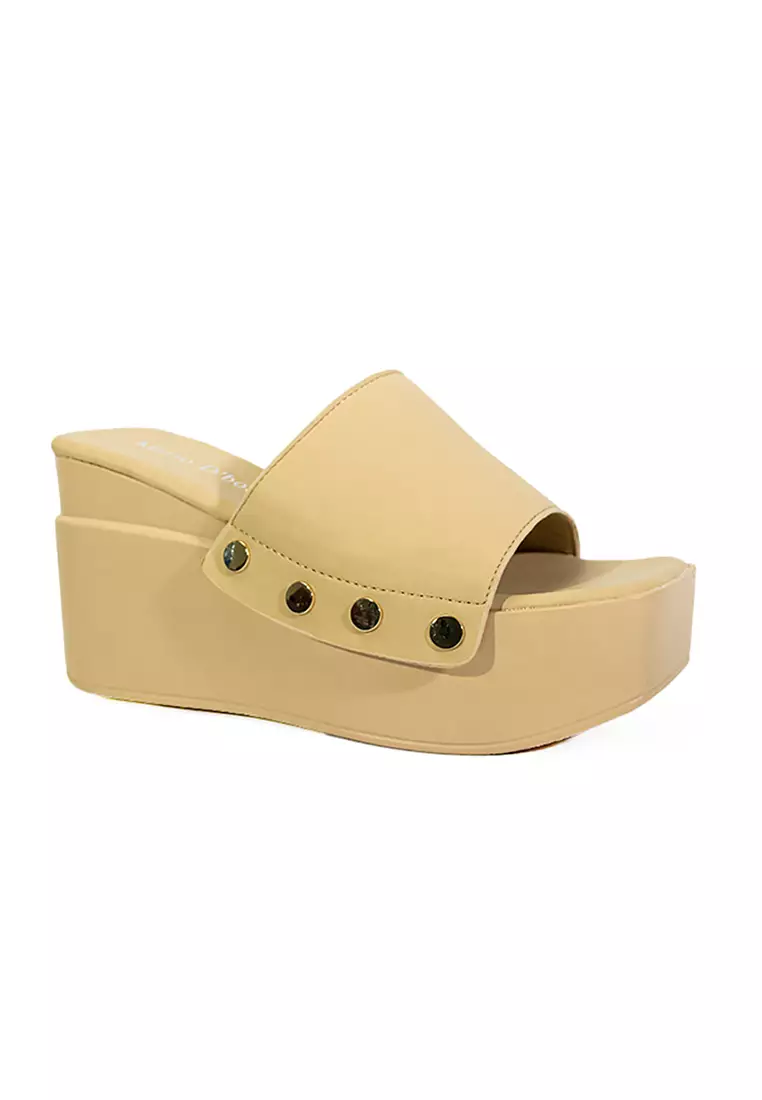 Discount on Mario D' boro Runway  shoes - SKU: Women's Wedge Sandals LX 27050 Beige C52 - C58 - C67