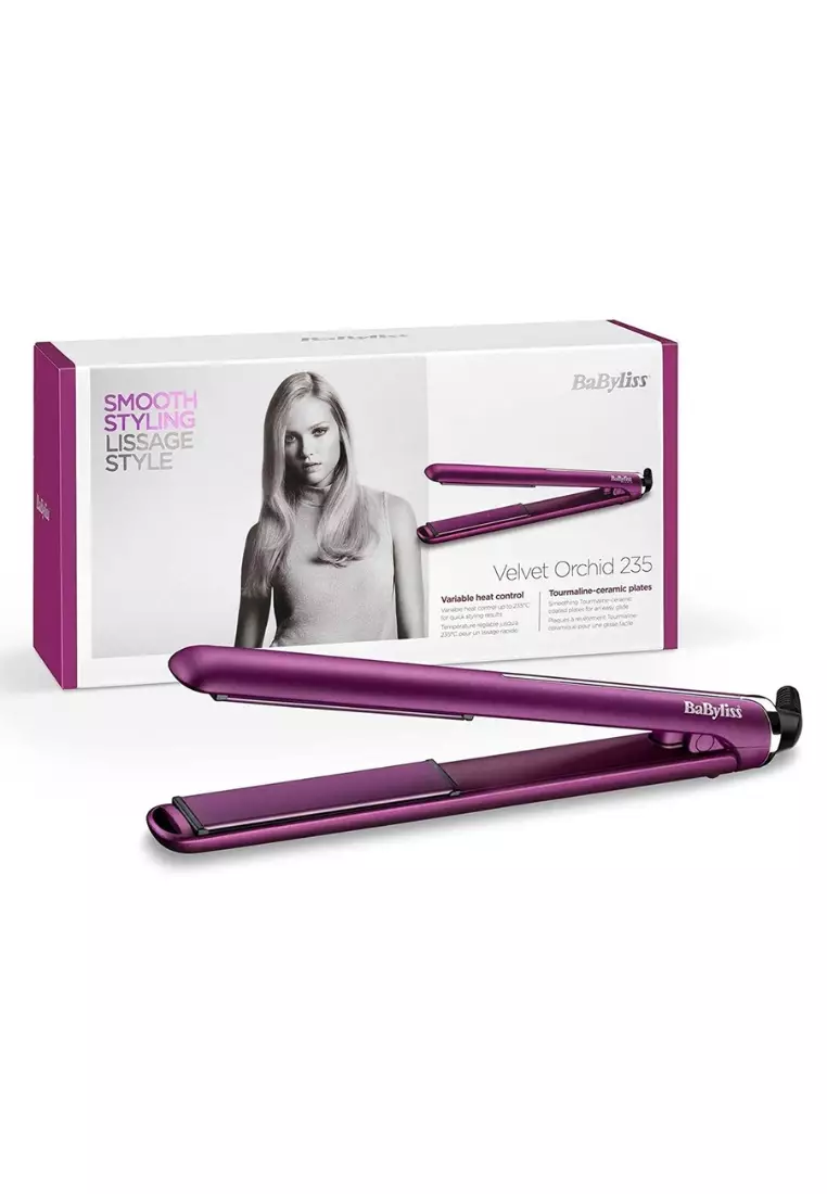 Babyliss velvet orchid hair straightener best sale