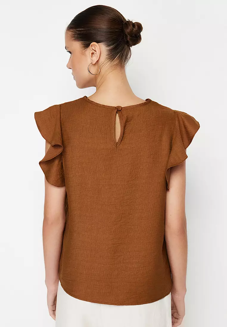 Buy Trendyol Broderie Blouse 2024 Online Zalora