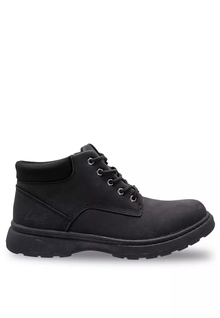 Discount on Louis Cuppers  shoes - SKU: Louis Cuppers Mens Faux Leather High Lace Up Boots - 230431330