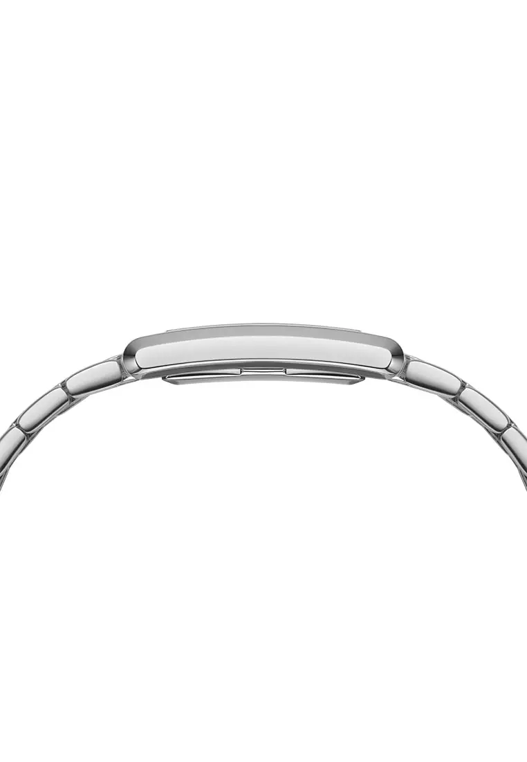 Bound 32x22mm 9-link Silver - WhiteDial - Fashion Watch for women - Stainless Steel Strap Watch - Female Watch - DW Official - Authentic Jam Tangan perempuan