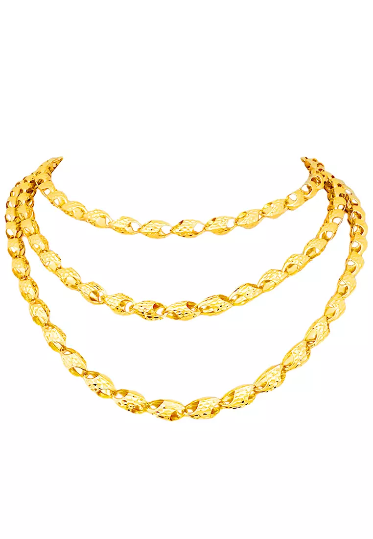 375/9K Gold Necklace R87 (L Size)