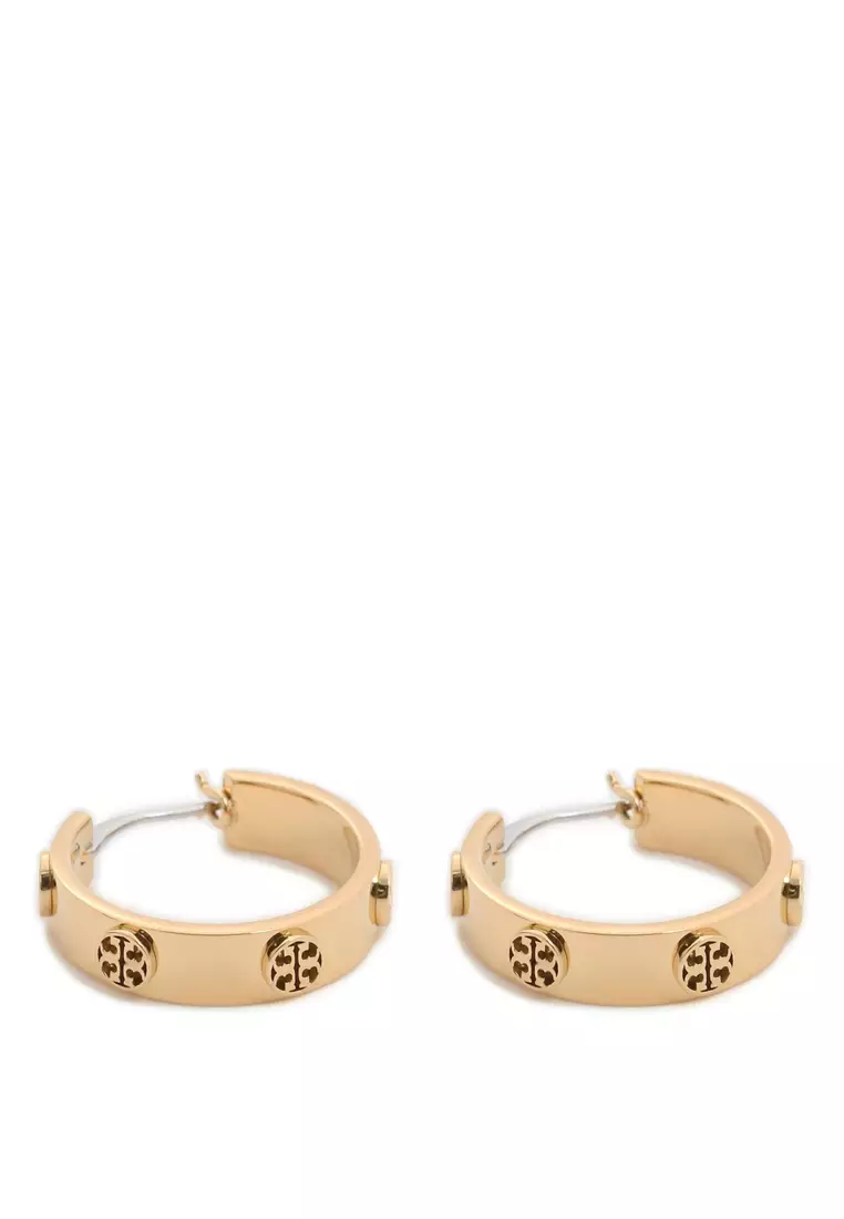 Buy TORY BURCH Small Miller Stud Hoop Earring Online | ZALORA Malaysia