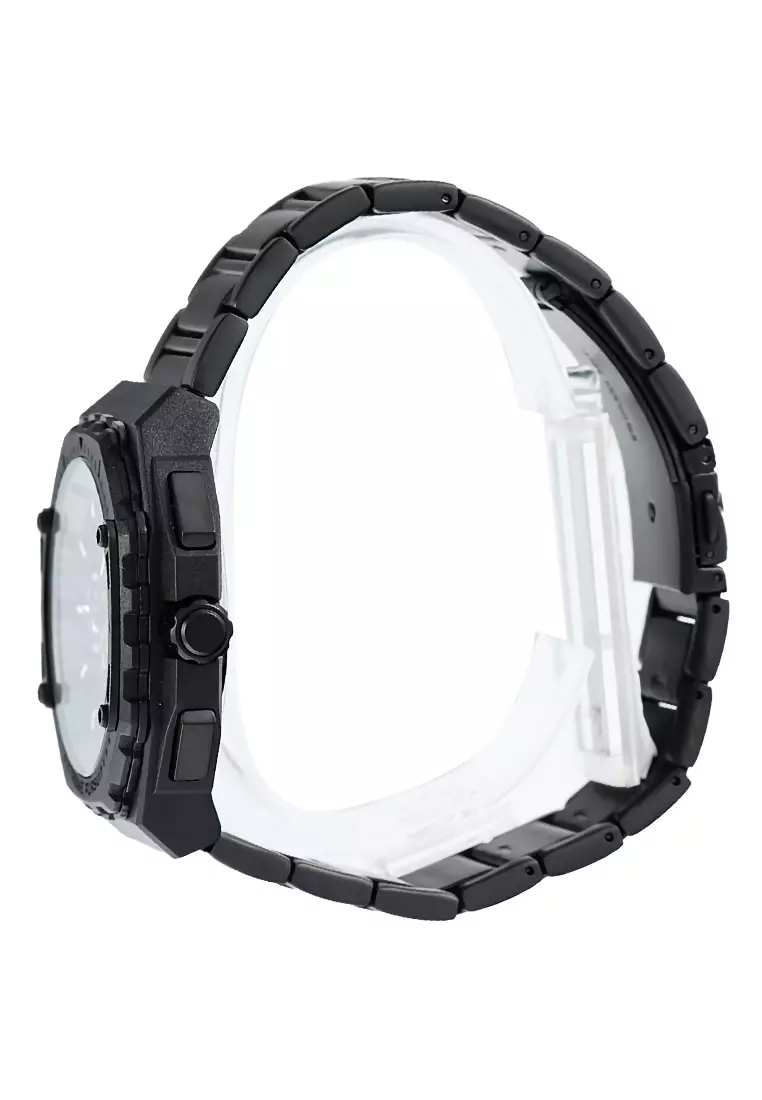 Expedition - Jam Tangan Chronograph Pria - Black - Stainless Steel Bracelet - 6824 MCBIPBA