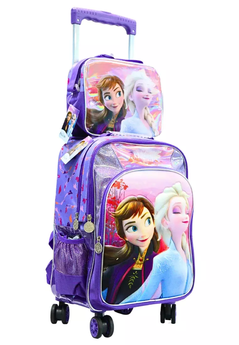 Buy Disney Frozen 3d Elsa And Anna 16 Inch Trolley Bag Set 2024 Online ...