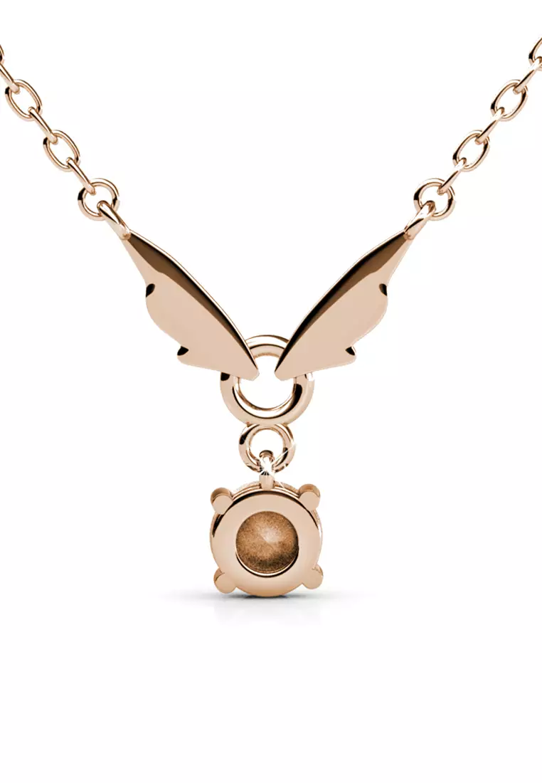 Venus Butterfly Pendant RG - Kalung Crystal by Her Jewellery