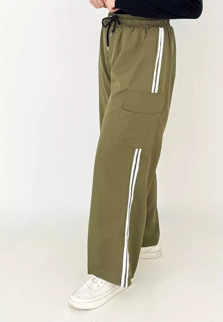 Daily Cargo Pants (Celana Panjang Kargo Muslimah) Olive