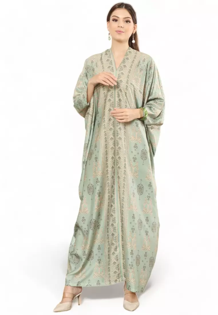 Kanzi Exclusive Long Sleeve Songket Kaftan