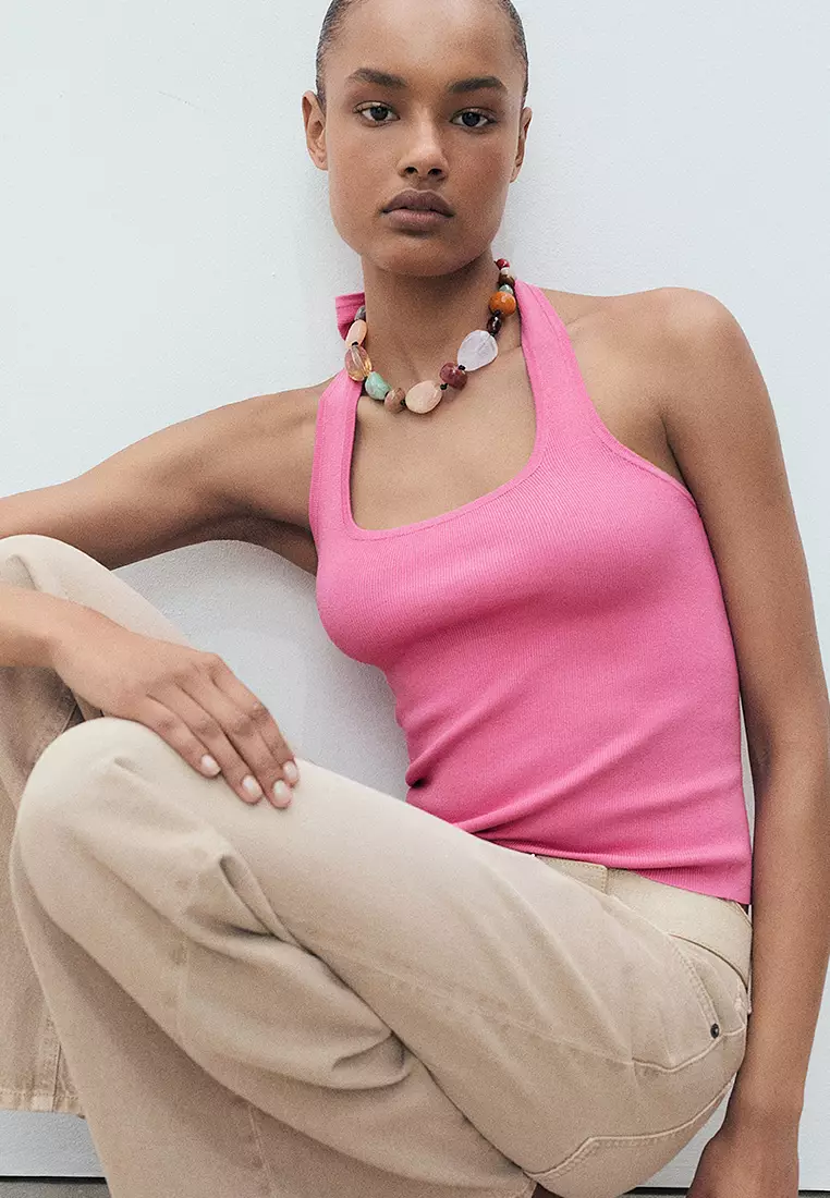 Knit Halter Top