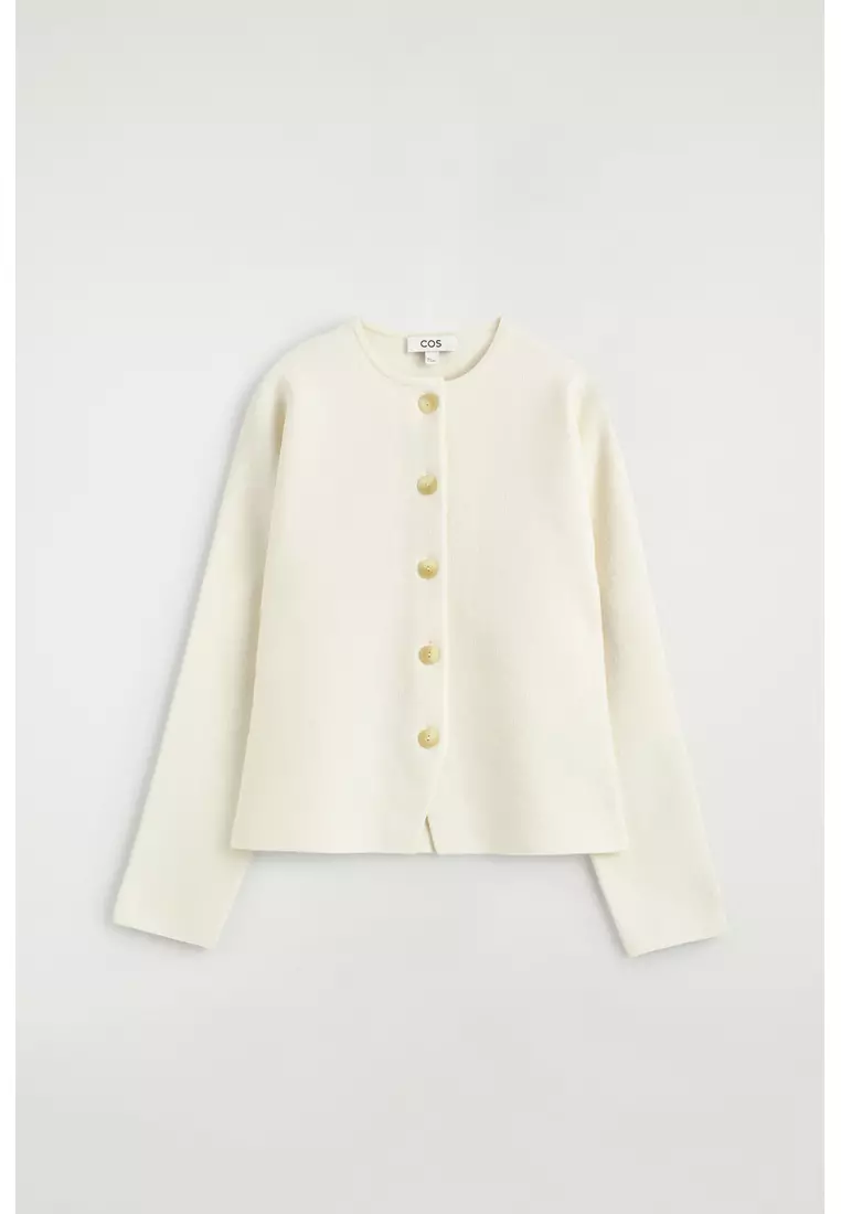 SCULPTURAL COTTON CARDIGAN