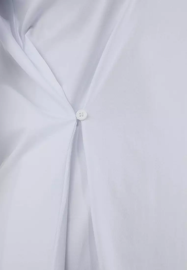 White Regular Single Jersey Plain Knitted Tctss26Uk00007