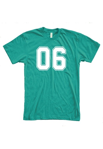 MRL Prints turquoise Number Shirt 06 T-Shirt Customized Jersey FE9C0AA9C0F82EGS_1