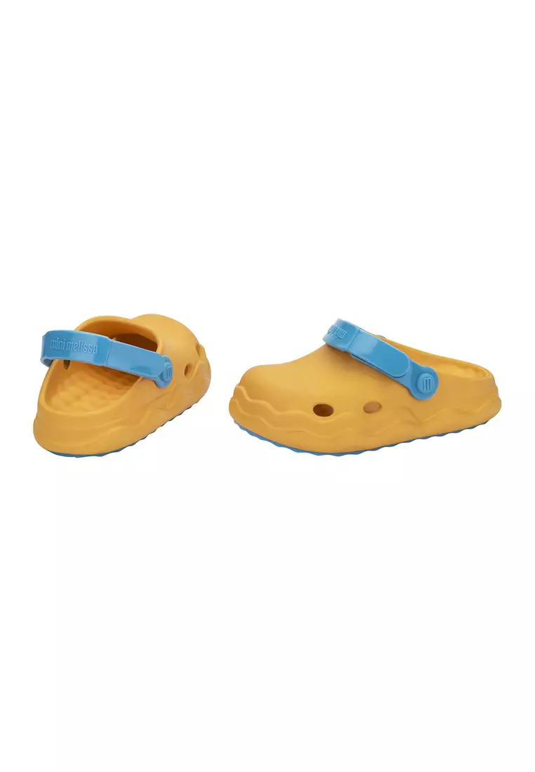 Mini Melissa Free Clog BB Babies Sandals - Yellow/Blue