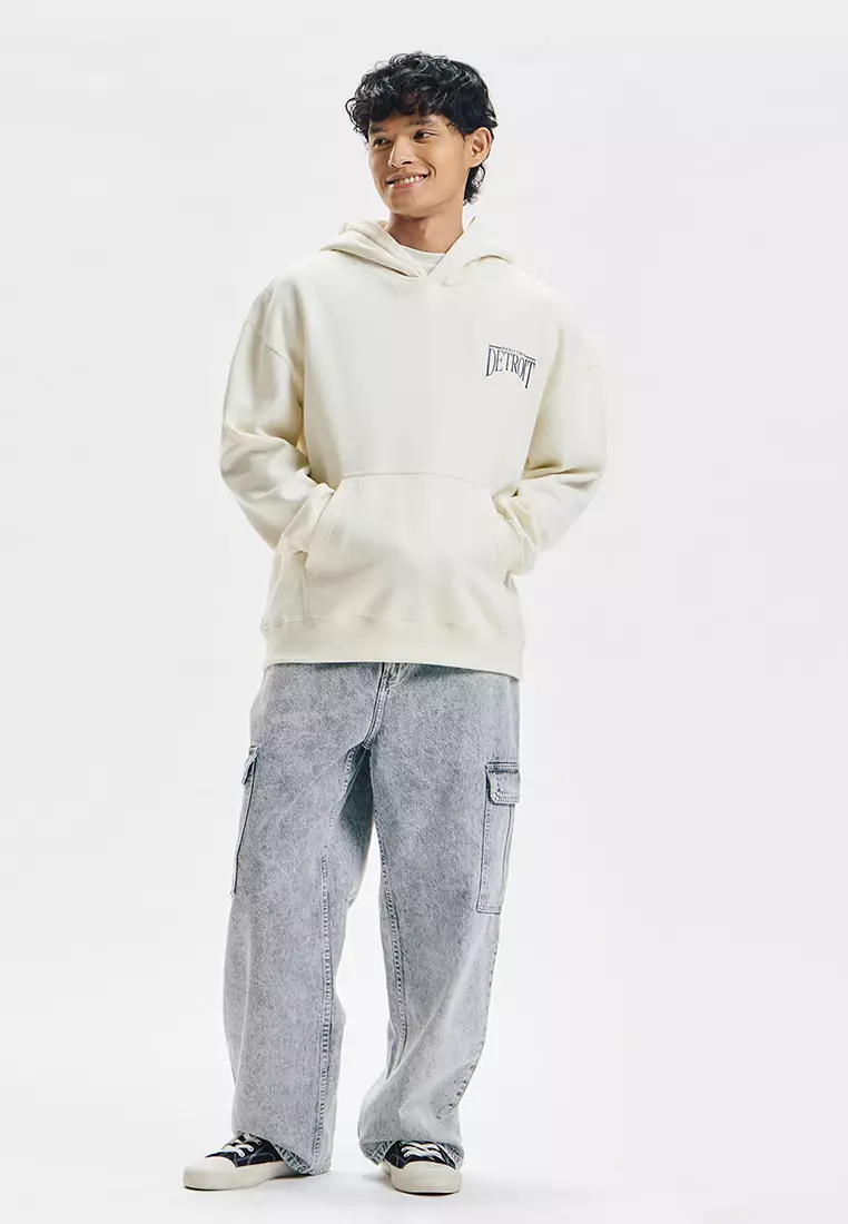 Detroit Relaxed Pullover Hoodie