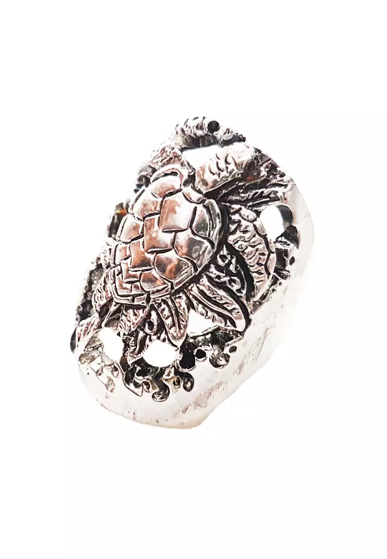 Sea Turtle Silver Ring