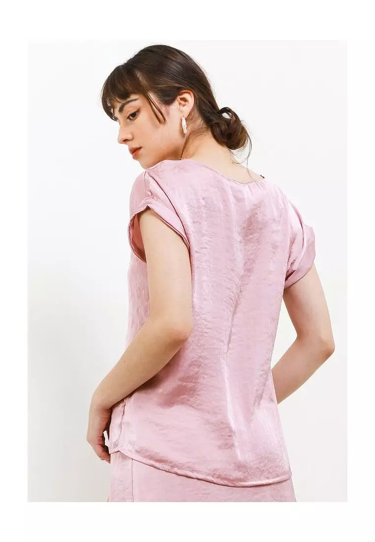 Chanira perel Blouse-Rose Quartz