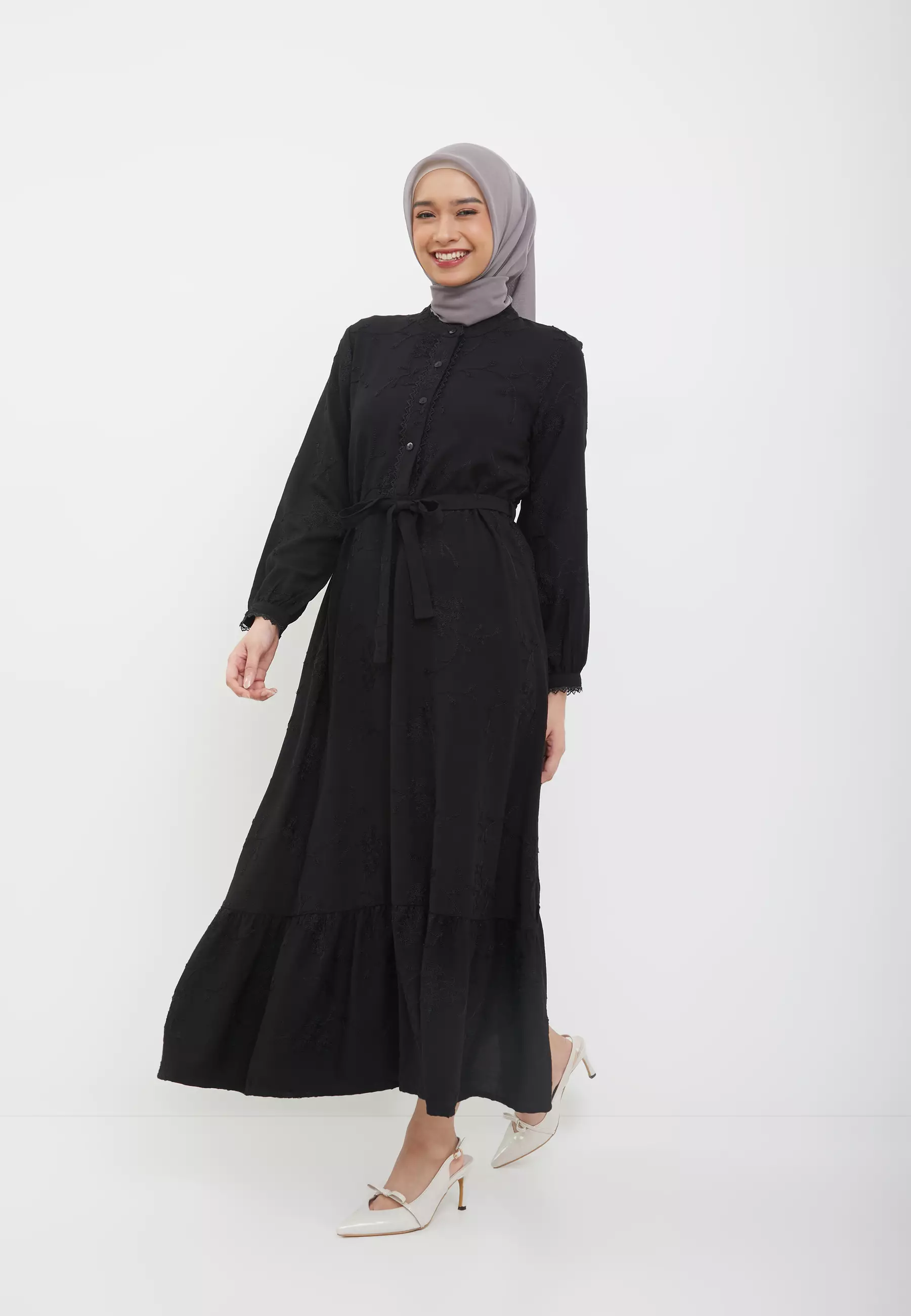 Geela X Aurelie Hermansyah - Bahira Black Dress (G.42147)