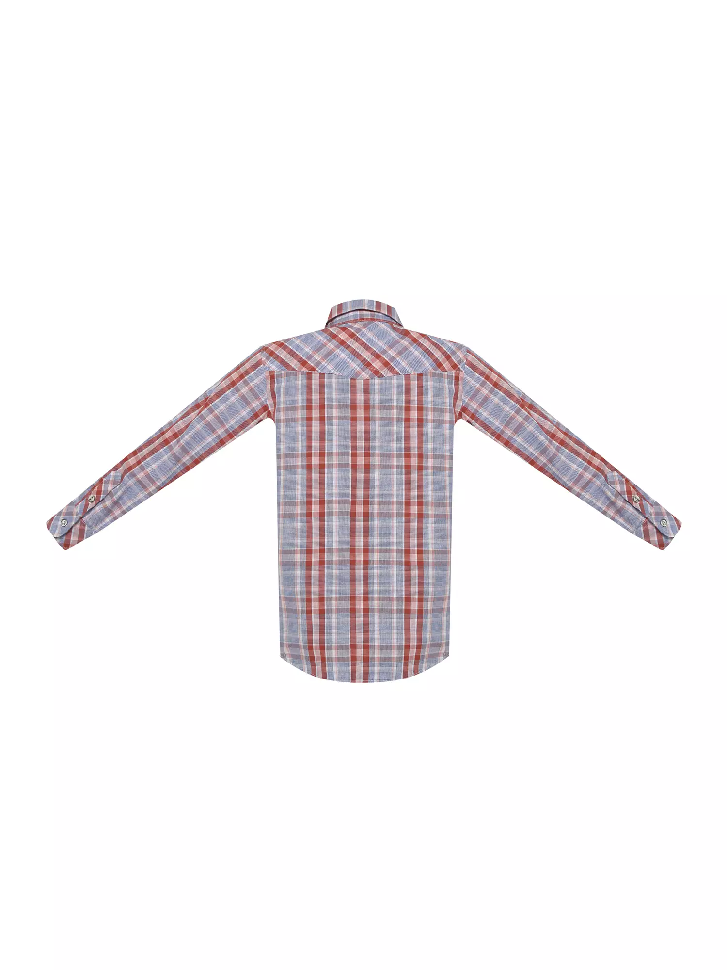 Pito Dito Boy Zosyfanes Kemeja Panjang Anak Multicolor Motif Kotak