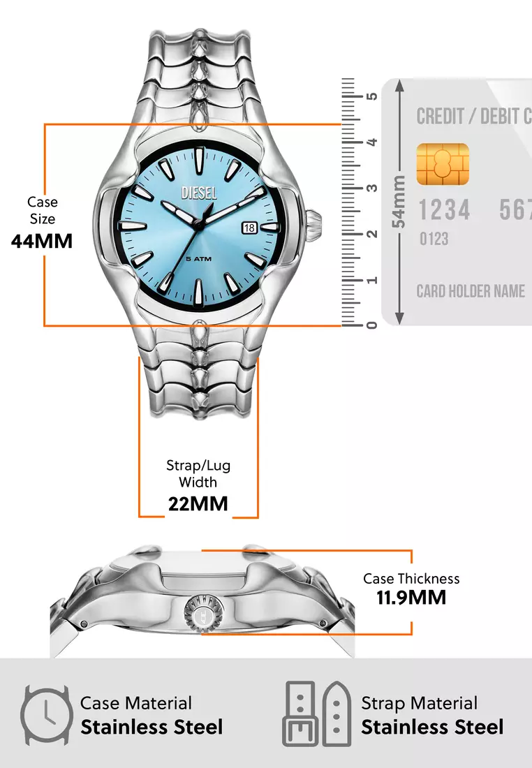 Buy Diesel Diesel Men's Vert Analog Watch ( DZ2200 ) - Quartz