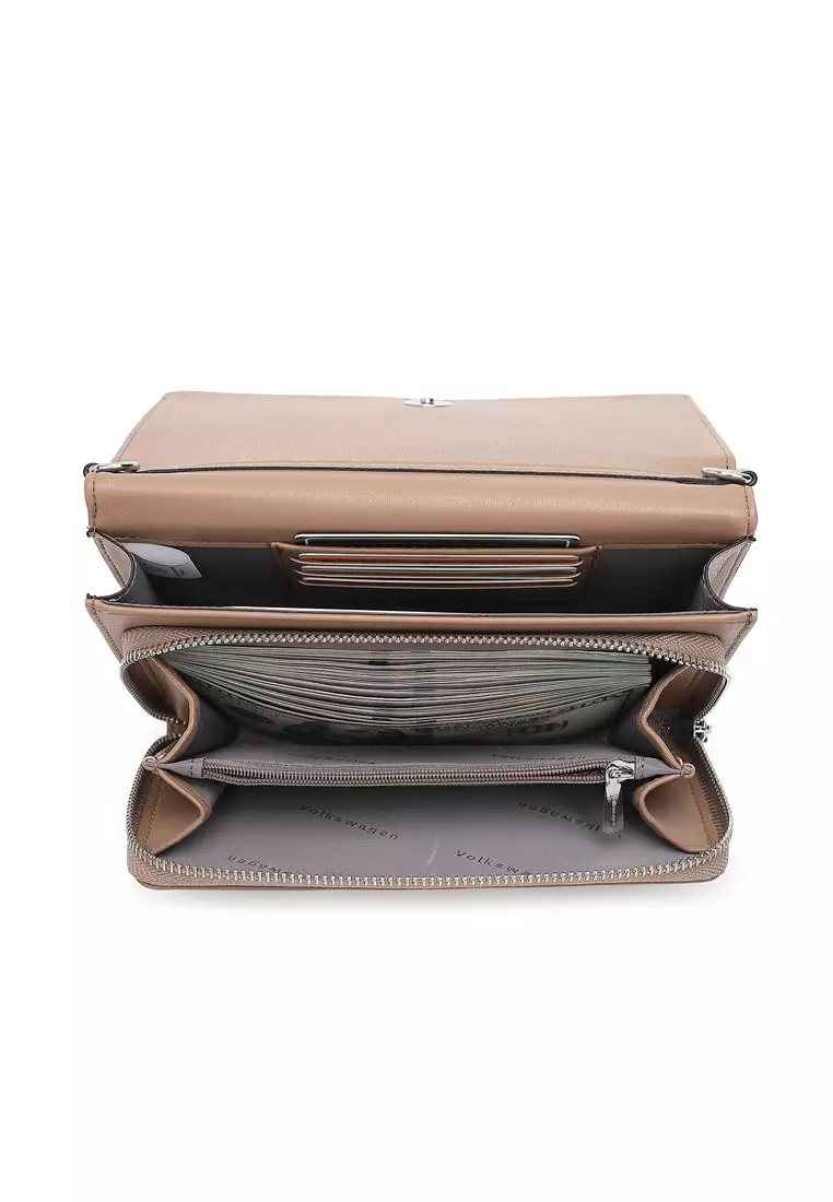 Women's Shoulder Sling Bag / Crossbody Bag - Khaki