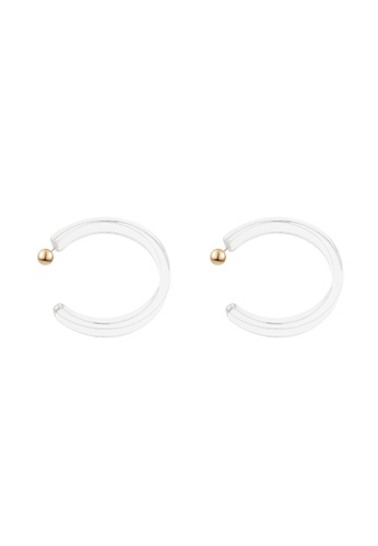 Buy Mellow Transparent Ring Earrings Online On Zalora Singapore